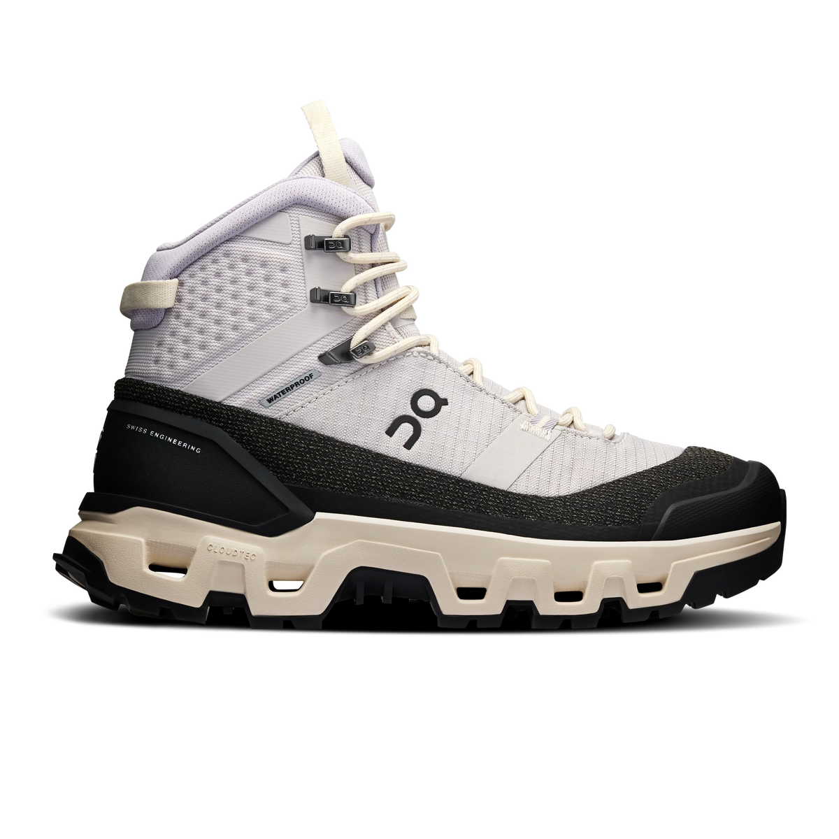 On Cloudrock Trek Waterproof - White/Black