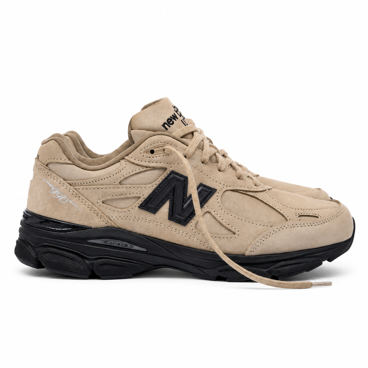 JJJJound x New Balance 990v3 | Beige/Black