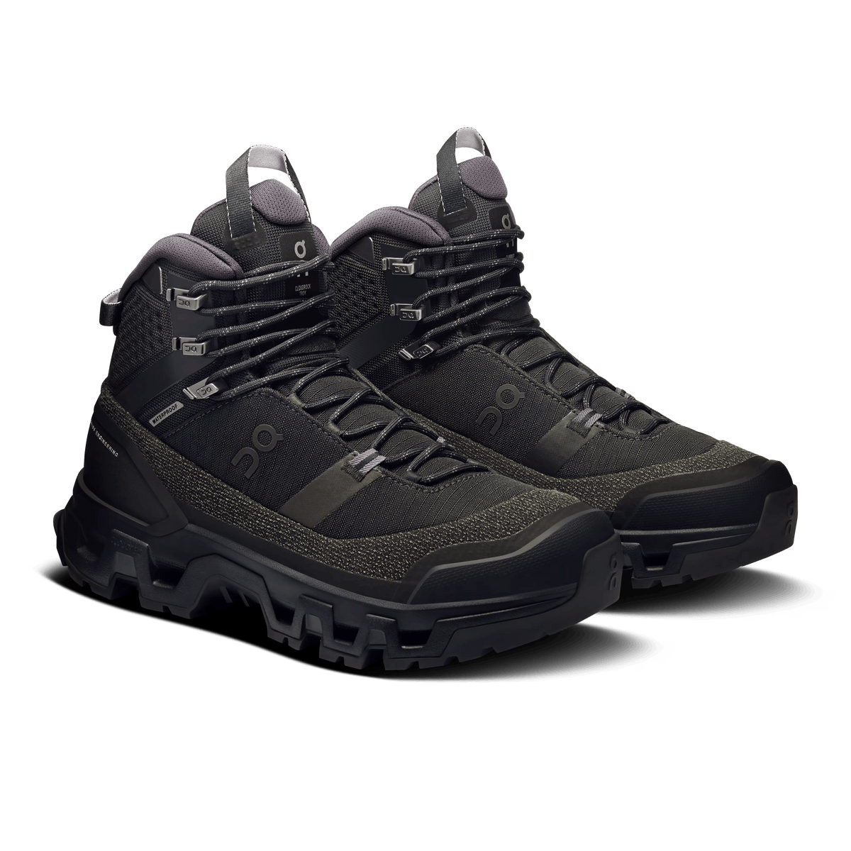 On Cloudrock Trek Waterproof - Black | Black