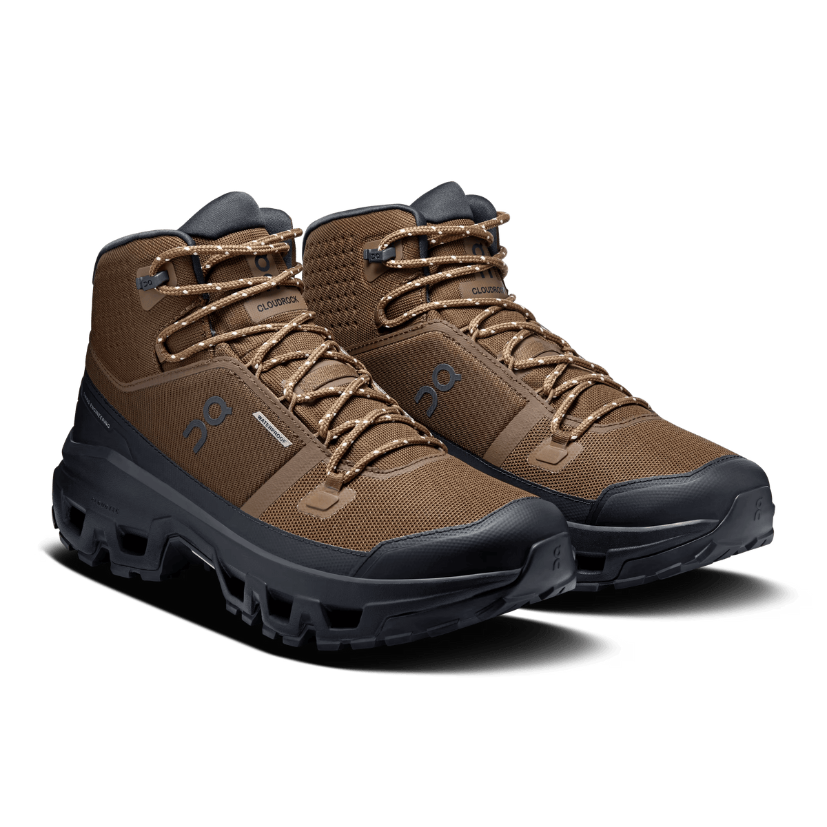 On Cloudrock Mid Waterproof - Earth | Black