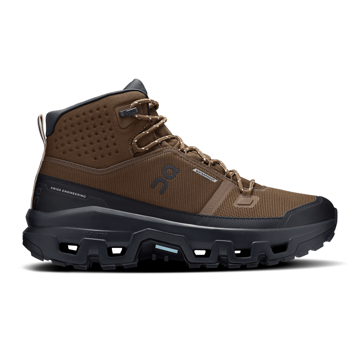 On Cloudrock Mid Waterproof - Earth | Black